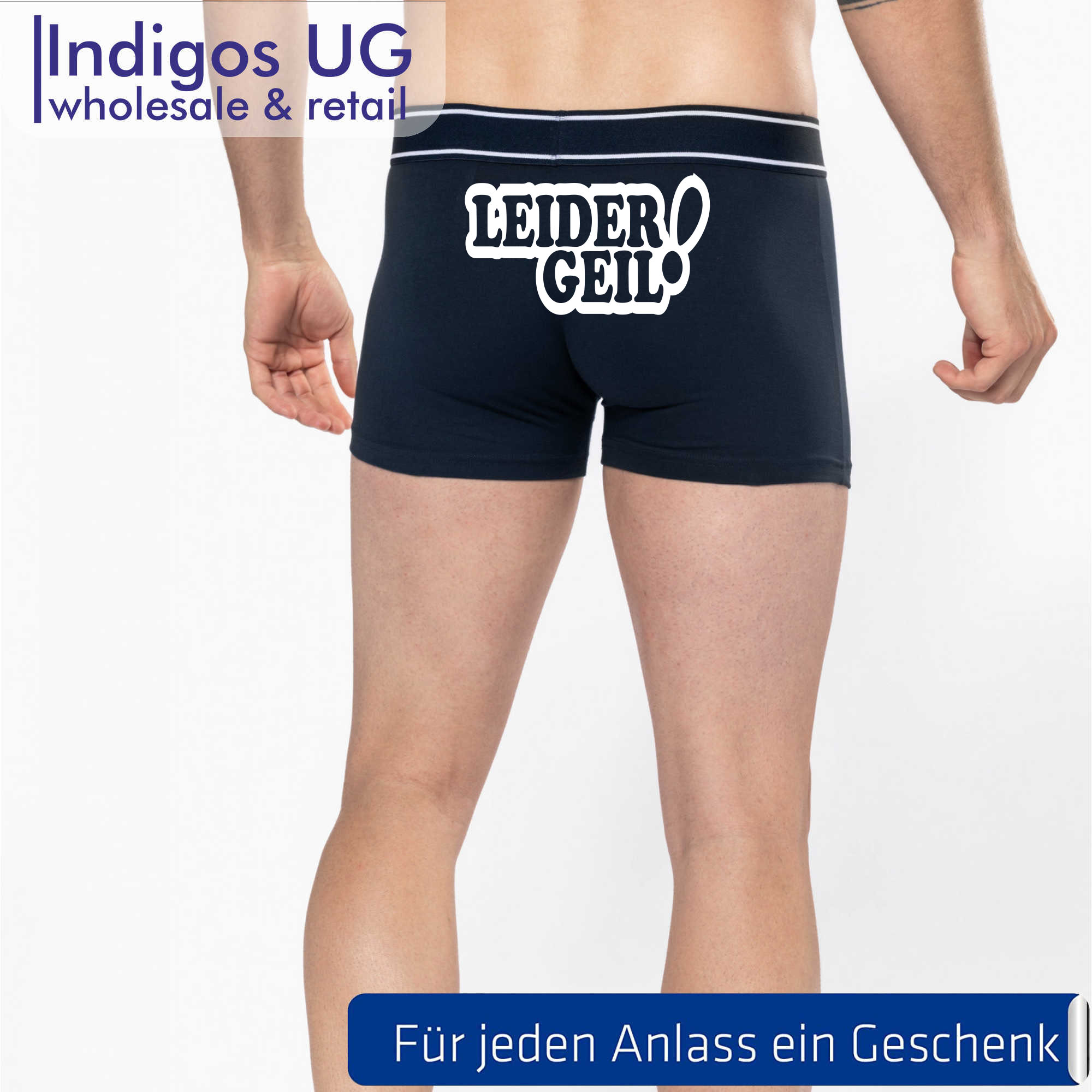 Boxershort Herren hinten Leider Geil lustiges Motiv Spruch 31 eBay